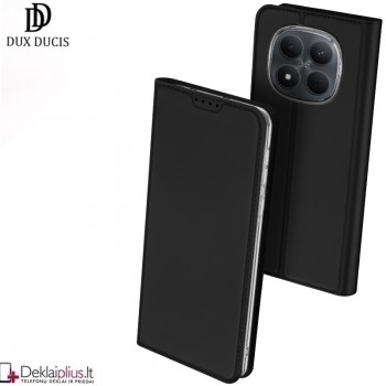 Dux Ducis Skin Pro dirbtinės odos dėklas - juodas (Xiaomi Redmi Note 15 Pro Plus/Poco M8 Pro 5G)